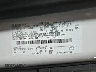2023 Ford Transit Cargo with VIN 1FTBR1X87PKC01635, listed as a IAAI auction lot 42832727 with 17,348 mi miles and . Bid and sale history available at DreamBid. Image 42.
