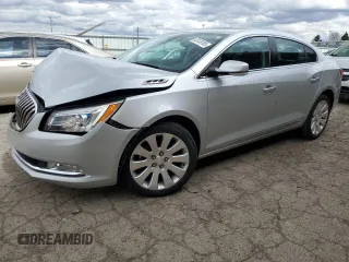 2014 Buick LaCrosse Leather with VIN 1G4GC5G39EF165516, listed as a Copart auction lot 53138105 with 56,715 mi miles and Clean title. Bid and sale history available at DreamBid. Image 1.