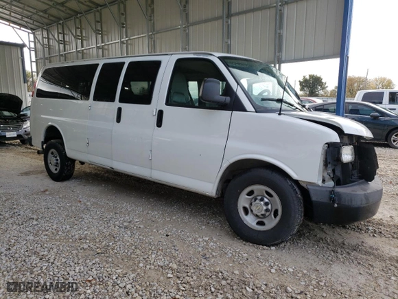 2012 Chevrolet Express Passenger 1LS with VIN 1GAZGZFA0C1194298, listed as a Copart auction lot 78395734 with 134,333 mi miles and Salvage Title. Bid and sale history available at carsss.com. Image 4.