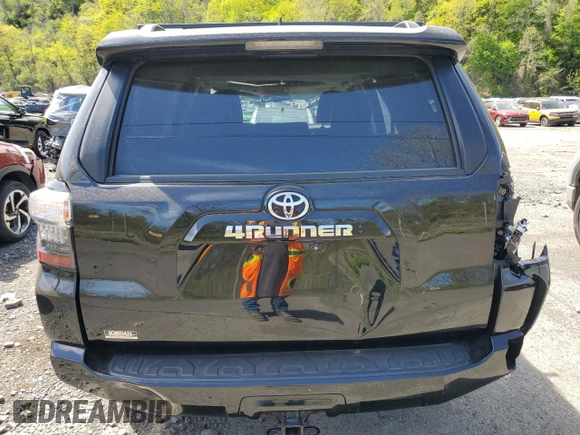 2023 Toyota 4Runner SR5 Premium with VIN JTENU5JR0P6088961, listed as a Copart auction lot 55320975 with 42,118 mi miles and Salvage title. Bid and sale history available at DreamBid. Image 6.