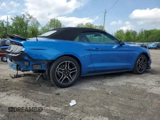 2021 Ford Mustang EcoBoost with VIN 1FATP8UH1M5104857, listed as a Copart auction lot 57152165 with 75,303 mi miles and Salvage title. Bid and sale history available at DreamBid. Image 3.