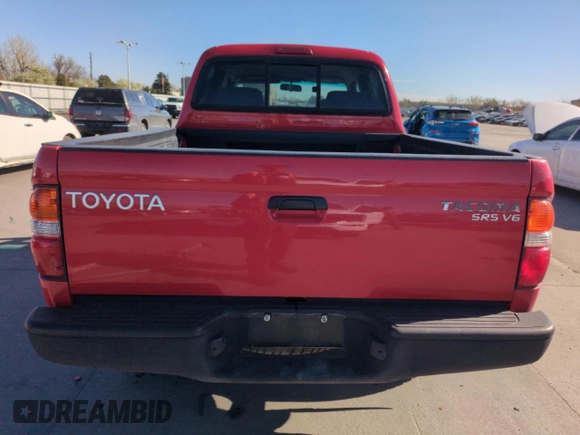2001 Toyota Tacoma with VIN 5TEHN72NX1Z741635, listed as a Copart auction lot 52963625 with 238,625 mi miles and Salvage Title. Bid and sale history available at carsss.com. Image 6.
