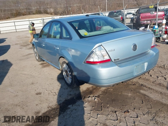 2008 Mercury Sable with VIN 1MEHM40W88G612872, listed as a IAAI auction lot 41549544 with 109,677 mi miles. Bid and sale history available at carsss.com. Image 3.