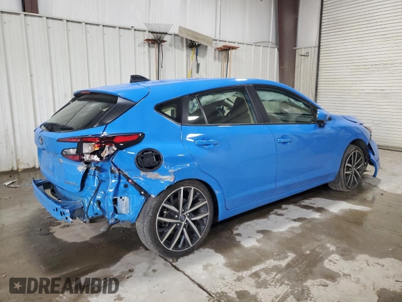 2024 Subaru Impreza Sport with VIN JF1GUAFC3R8288143, listed as a Copart auction lot 77478034 with 11,671 mi miles and Salvage Title. Bid and sale history available at carsss.com. Image 3.