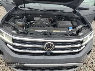2021 Volkswagen Atlas SEL Premium with VIN 1V2TE2CA4MC227483, listed as a Copart auction lot 80266004 with 45,614 mi miles and Salvage title. Bid and sale history available at DreamBid. Image 12.
