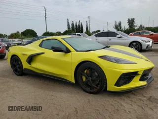 2022 Chevrolet Corvette 3LT with VIN 1G1YC3D4XN5100893, listed as a Copart auction lot 61994414 with 0 mi miles and Salvage Title. Bid and sale history available at carsss.com. Image 4.