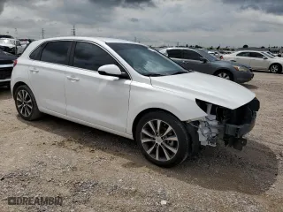 2018 Hyundai Elantra GT with VIN KMHH35LE6JU009127, listed as a Copart auction lot 64445054 with 0 mi miles and Salvage Title. Bid and sale history available at carsss.com. Image 4.