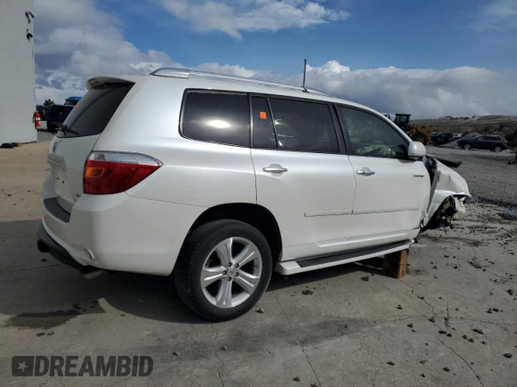 2010 Toyota Highlander Limited with VIN 5TDDK3EH5AS003034, listed as a Copart auction lot 50449835 with 185,717 mi miles and Salvage title. Bid and sale history available at DreamBid. Image 3.