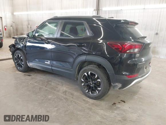 2022 Chevrolet TrailBlazer LT with VIN KL79MPSL2NB058583, listed as a IAAI auction lot 41870519 with 55,071 mi miles and . Bid and sale history available at DreamBid. Image 3.