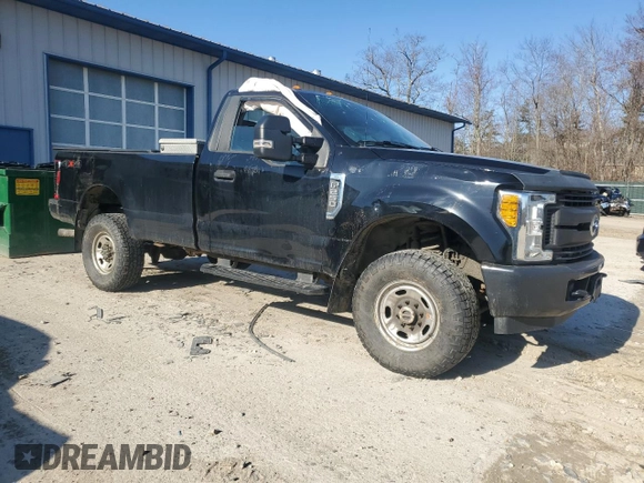 2017 Ford F-250 XLT with VIN 1FTBF2B60HEB82463, listed as a Copart auction lot 53782655 with 76,093 mi miles and Salvage title. Bid and sale history available at DreamBid. Image 4.