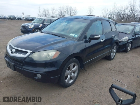 2007 Acura RDX Tech Pkg with VIN 5J8TB18507A013463, listed as a IAAI auction lot 41917940 with 126,533 mi miles. Bid and sale history available at carsss.com. Image 2.