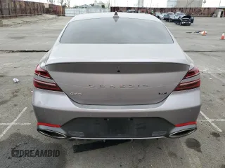 2023 Genesis G70 3.3T with VIN KMTG54TE4PU135081, listed as a Copart auction lot 55341144 with 3,637 mi miles and Salvage Title. Bid and sale history available at carsss.com. Image 6.