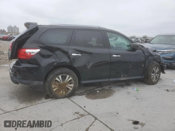 2018 Nissan Pathfinder SV with VIN 5N1DR2MN6JC636152, listed as a Copart auction lot 45975665 with 0 mi miles and Salvage Title. Bid and sale history available at carsss.com. Image 3.