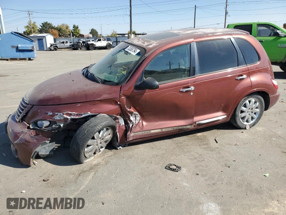 2008 Chrysler PT Cruiser with VIN 3A8FY48B28T128697, listed as a Copart auction lot 75358794 with 111,339 mi miles and Salvage Title. Bid and sale history available at DreamBid. Image 1.