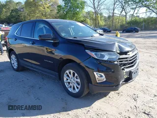 2018 Chevrolet Equinox LT z VIN 3GNAXSEV5JL385518, wystawiony jako IAAI lot #42050421 z przebiegiem 61 384 mil mil oraz . Historia ofert i sprzedaży dostępna na DreamBid. Obrazek 1.