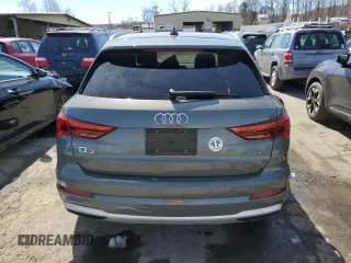 2020 Audi Q3 Premium with VIN WA1AECF33L1016503, listed as a Copart auction lot 44821173 with 34,078 mi miles. Bid and sale history available at carsss.com. Image 6.