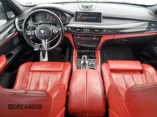 2016 BMW X5 M with VIN 5YMKT6C56G0R77641, listed as a Copart auction lot 43276205 with 86,910 mi miles and Salvage Title. Bid and sale history available at carsss.com. Image 8.