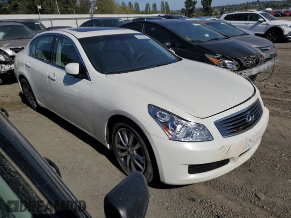 2008 Infiniti G35 Journey with VIN JNKBV61E28M228124, listed as a Copart auction lot 52823565 with 88,684 mi miles and Salvage Title. Bid and sale history available at DreamBid. Image 4.