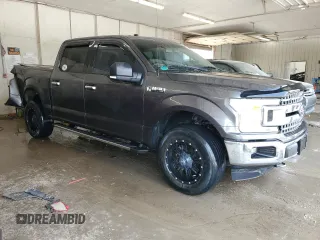 2018 Ford F-150 XL with VIN 1FTEW1E51JFD24037, listed as a Copart auction lot 59372655 with 98,465 mi miles and Salvage title. Bid and sale history available at DreamBid. Image 4.