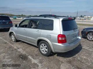2002 Toyota Highlander with VIN JTEGF21A620053347, listed as a IAAI auction lot 41393410 with 77,753 mi miles. Bid and sale history available at carsss.com. Image 3.