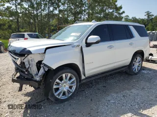 2022 Chevrolet Tahoe High Country with VIN 1GNSKTKL5NR186348, listed as a Copart auction lot 56162915 with 45,515 mi miles and Clean title. Bid and sale history available at DreamBid. Image 1.
