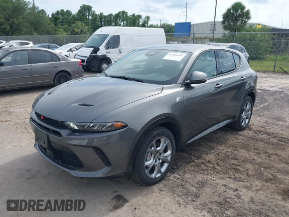 2024 Dodge Hornet R/T with VIN ZACPDFCW2R3A30878, listed as a IAAI auction lot 42384839 with 16,174 mi miles and . Bid and sale history available at DreamBid. Image 2.