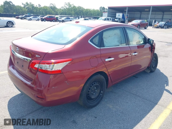 2015 Nissan Sentra SV z VIN 3N1AB7AP9FL692616, wystawiony jako IAAI lot #42410465 z przebiegiem 154 593 mil mil oraz . Historia ofert i sprzedaży dostępna na DreamBid. Obrazek 4.