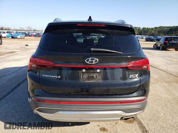 2021 Hyundai Santa Fe SEL with VIN 5NMS64AJ8MH339648, listed as a Copart auction lot 41385695 with 77,859 mi miles and Salvage Title. Bid and sale history available at carsss.com. Image 6.