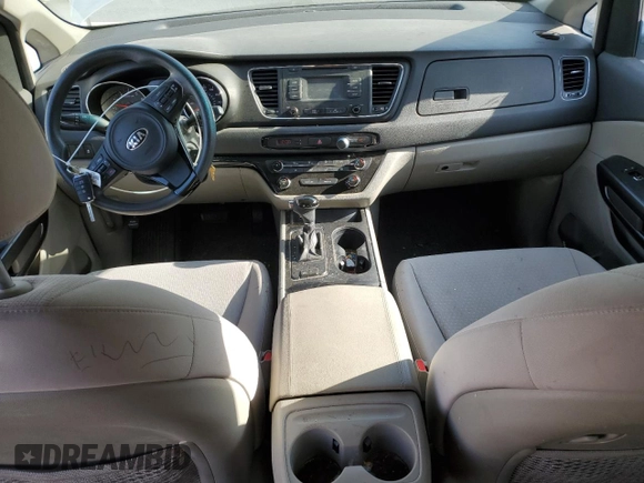 2016 Kia Sedona LX with VIN KNDMB5C16G6136637, listed as a Copart auction lot 84616904 with 154,621 mi miles and Clean Title. Bid and sale history available at carsss.com. Image 8.