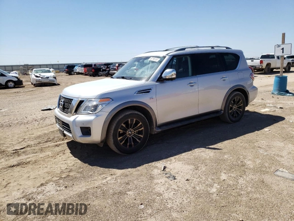 2018 Nissan Armada Platinum with VIN JN8AY2ND0JX000162, listed as a Copart auction lot 62196153 with 35,872 mi miles and Clean Title. Bid and sale history available at carsss.com. Image 1.