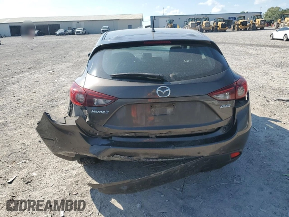 2015 Mazda 3 i Sport with VIN JM1BM1K75F1223408, listed as a Copart auction lot 54992705 with 93,925 mi miles and Salvage Title. Bid and sale history available at DreamBid. Image 6.