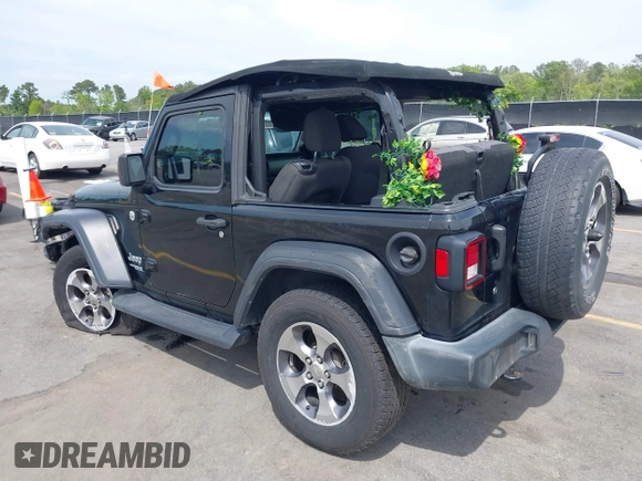 2018 Jeep Wrangler Sport S with VIN 1C4GJXAN8JW290064, listed as a IAAI auction lot 42012484 with 93,838 mi miles and . Bid and sale history available at DreamBid. Image 3.