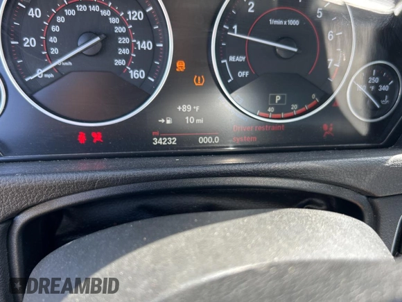 2017 BMW 3 Series 330i xDrive with VIN WBA8K3C38HA022948, listed as a Copart auction lot 55524325 with 34,232 mi miles and Clean Title. Bid and sale history available at carsss.com. Image 8.
