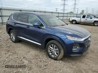 2019 Hyundai Santa Fe SE z VIN 5NMS2CAD4KH125270, wystawiony jako Copart lot #57273265 z przebiegiem 49 685 mil mil oraz Szkoda całkowita • Salvage title. Historia ofert i sprzedaży dostępna na DreamBid. Obrazek 4.