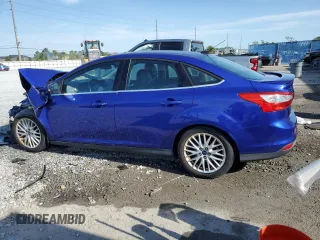 2014 Ford Focus Titanium with VIN 1FADP3J29EL404862, listed as a Copart auction lot 50930435 with 82,728 mi miles and Salvage Title. Bid and sale history available at carsss.com. Image 2.