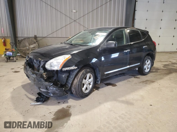 2012 Nissan Rogue S with VIN JN8AS5MV3CW705835, listed as a Copart auction lot 42699445 with 130,797 mi miles and Salvage Title. Bid and sale history available at DreamBid. Image 1.