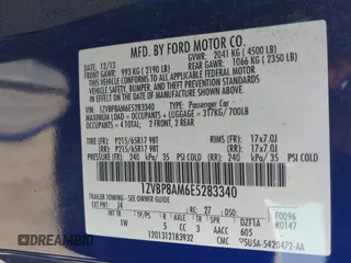 2014 Ford Mustang V6 with VIN 1ZVBP8AM6E5283340, listed as a IAAI auction lot 42412196 with 79,343 mi miles and . Bid and sale history available at DreamBid. Image 9.