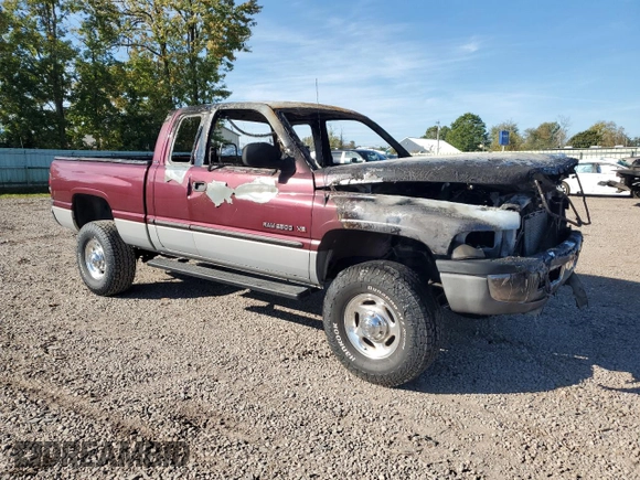 2001 Dodge Ram 2500 with VIN 1B7KF23Z01J219887, listed as a Copart auction lot 74364214 with 0 mi miles and Non Repairable. Bid and sale history available at carsss.com. Image 4.