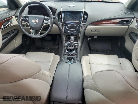 2014 Cadillac ATS Luxury AWD with VIN 1G6AH5SXXE0113677, listed as a Copart auction lot 50582865 with 86,787 mi miles and Salvage Title. Bid and sale history available at carsss.com. Image 8.