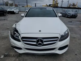 2018 Mercedes-Benz C with VIN WDDWF4JB1JR401947, listed as a Copart auction lot 48956665 with 93,467 mi miles and Salvage Title. Bid and sale history available at carsss.com. Image 5.