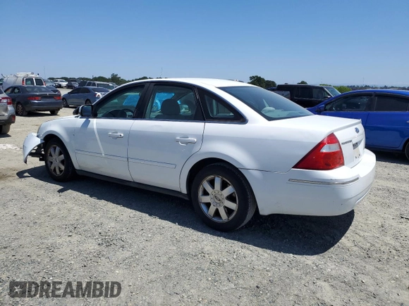 2005 Ford Five Hundred SE z VIN 1FAFP231X5G166052, wystawiony jako Copart lot #57831975 z przebiegiem 90 036 mil mil oraz Czysty tytuł • Clean title. Historia ofert i sprzedaży dostępna na DreamBid. Obrazek 2.