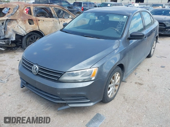 2015 Volkswagen Jetta SE z VIN 3VWD17AJ1FM241454, wystawiony jako IAAI lot #41819906 z przebiegiem 151 947 mil mil oraz . Historia ofert i sprzedaży dostępna na DreamBid. Obrazek 2.