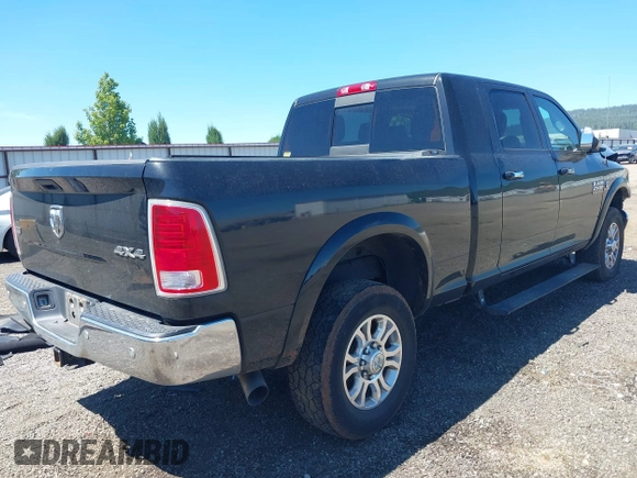2018 Ram 2500 Laramie with VIN 3C6UR5NL9JG276737, listed as a IAAI auction lot 42378589 with 75,897 mi miles and . Bid and sale history available at DreamBid. Image 4.