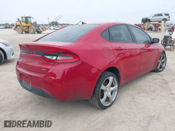 2013 Dodge Dart SXT with VIN 1C3CDFBA6DD330867, listed as a IAAI auction lot 41623153 with 158,826 mi miles and . Bid and sale history available at carsss.com. Image 4.