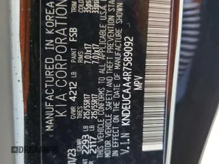 2024 Kia Seltos S z VIN KNDEUCAA4R7589092, wystawiony jako Copart lot #57033015 z przebiegiem 6 390 mil mil oraz Szkoda całkowita • Salvage title. Historia ofert i sprzedaży dostępna na DreamBid. Obrazek 13.