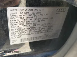 2018 Audi Q7 Premium Plus with VIN WA1LAAF7XJD016585, listed as a Copart auction lot 62598545 with 84,557 mi miles and Salvage title. Bid and sale history available at DreamBid. Image 13.