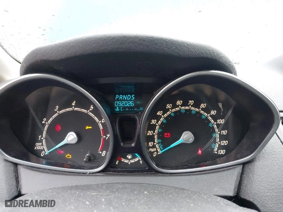 2014 Ford Fiesta SE with VIN 3FADP4BJ6EM204449, listed as a IAAI auction lot 41992813 with 92,026 mi miles. Bid and sale history available at carsss.com. Image 7.
