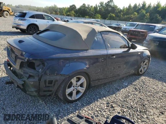 2010 BMW 1 Series 128i with VIN WBAUL7C5XAVJ78363, listed as a Copart auction lot 58774774 with 206,569 mi miles and Clean title. Bid and sale history available at DreamBid. Image 3.