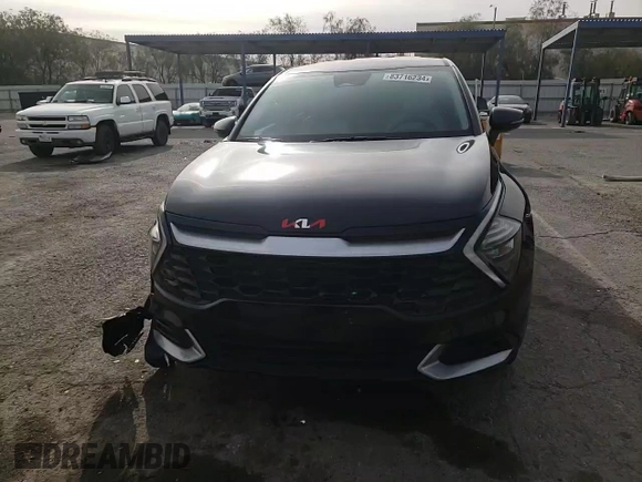2023 Kia Sportage EX with VIN 5XYK33AF2PG135411, listed as a Copart auction lot 83716234 with 9,340 mi miles and Salvage Title. Bid and sale history available at DreamBid. Image 13.