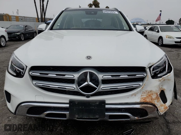2022 Mercedes-Benz GLC 300 with VIN W1N0G8DB1NG078798, listed as a Copart auction lot 64029425 with 15,514 mi miles and Salvage title. Bid and sale history available at DreamBid. Image 5.